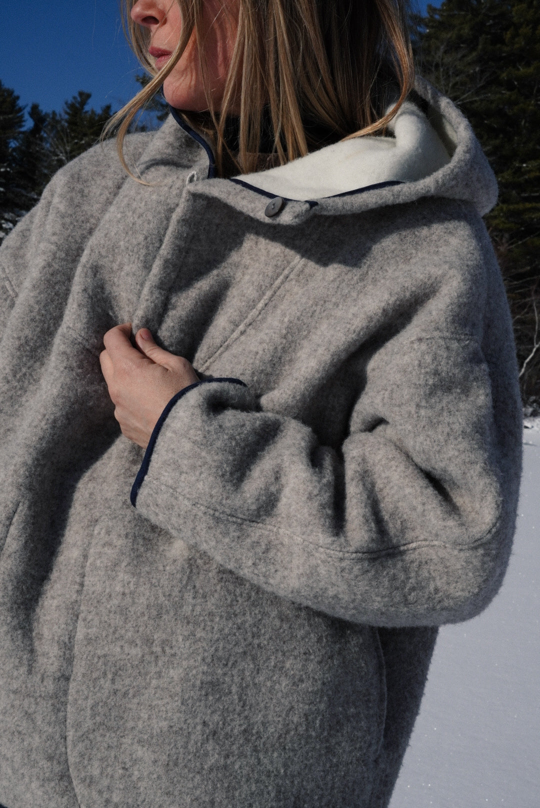 PRE-ORDER - Adult Shetland Wool Reversible Anorak – RUDY JUDE