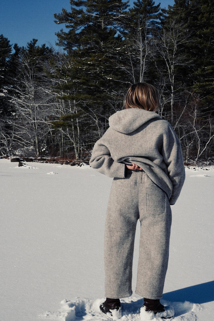 PRE-ORDER - Adult Shetland Wool Reversible Jumper Pant