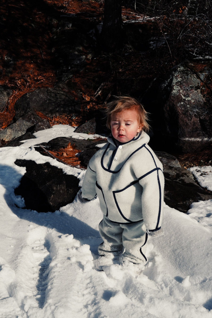 PRE-ORDER - Kids Shetland Wool Reversible Anorak