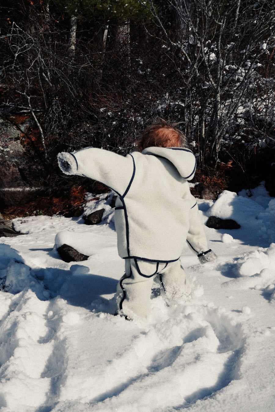 PRE-ORDER - Kids Shetland Wool Reversible Anorak