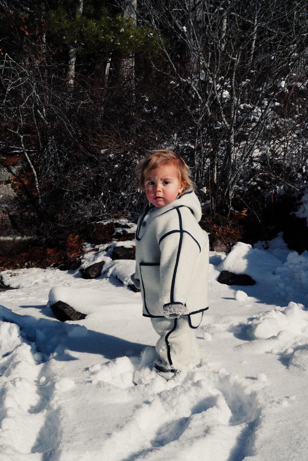 PRE-ORDER - Kids Shetland Wool Reversible Anorak – RUDY JUDE