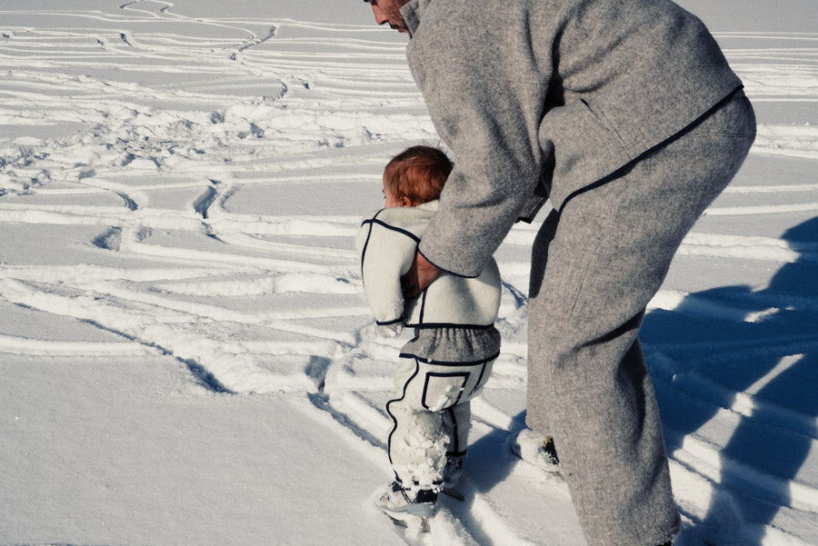 PRE-ORDER - Kids Shetland Wool Reversible Jumper Pant