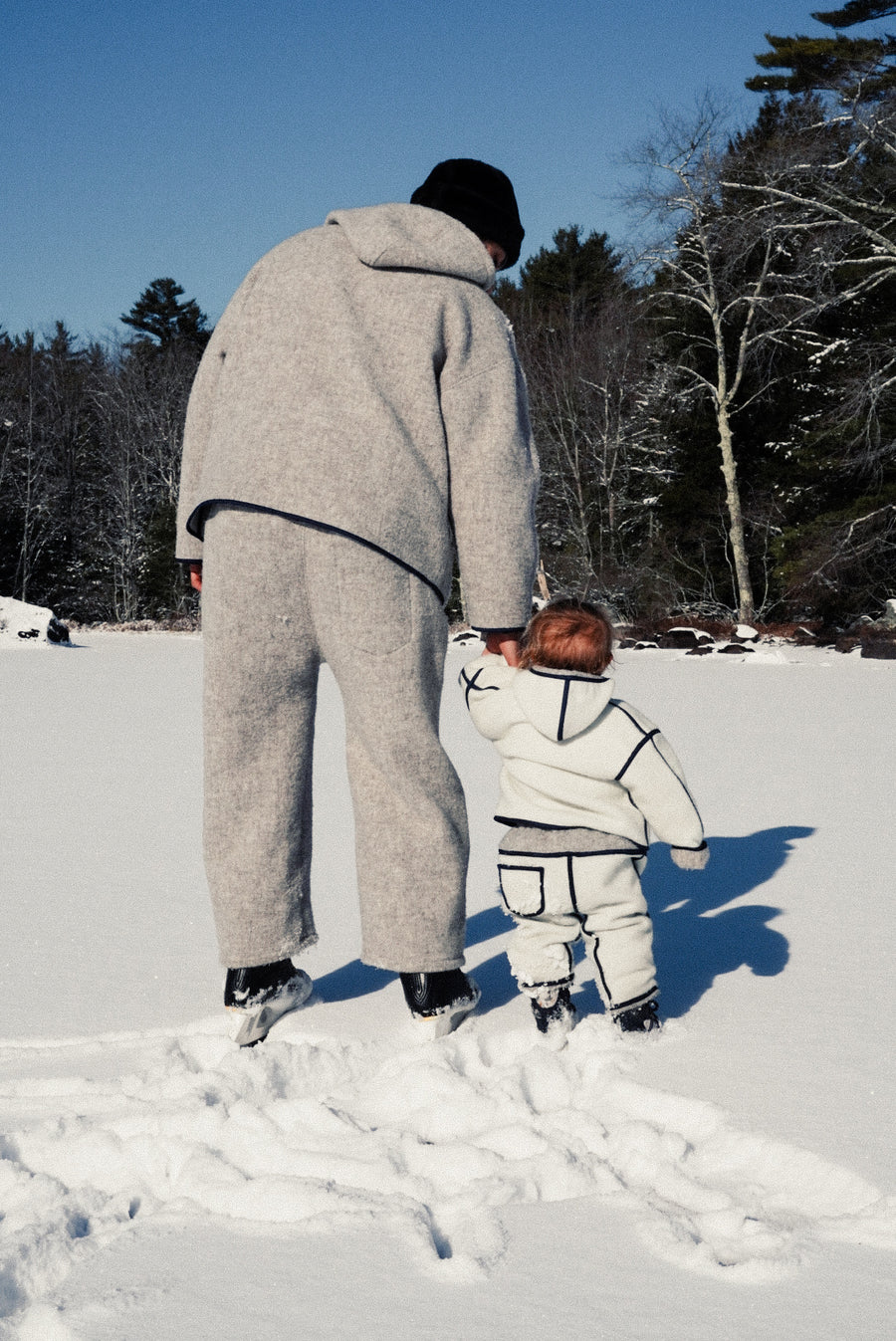 PRE-ORDER - Kids Shetland Wool Reversible Jumper Pant