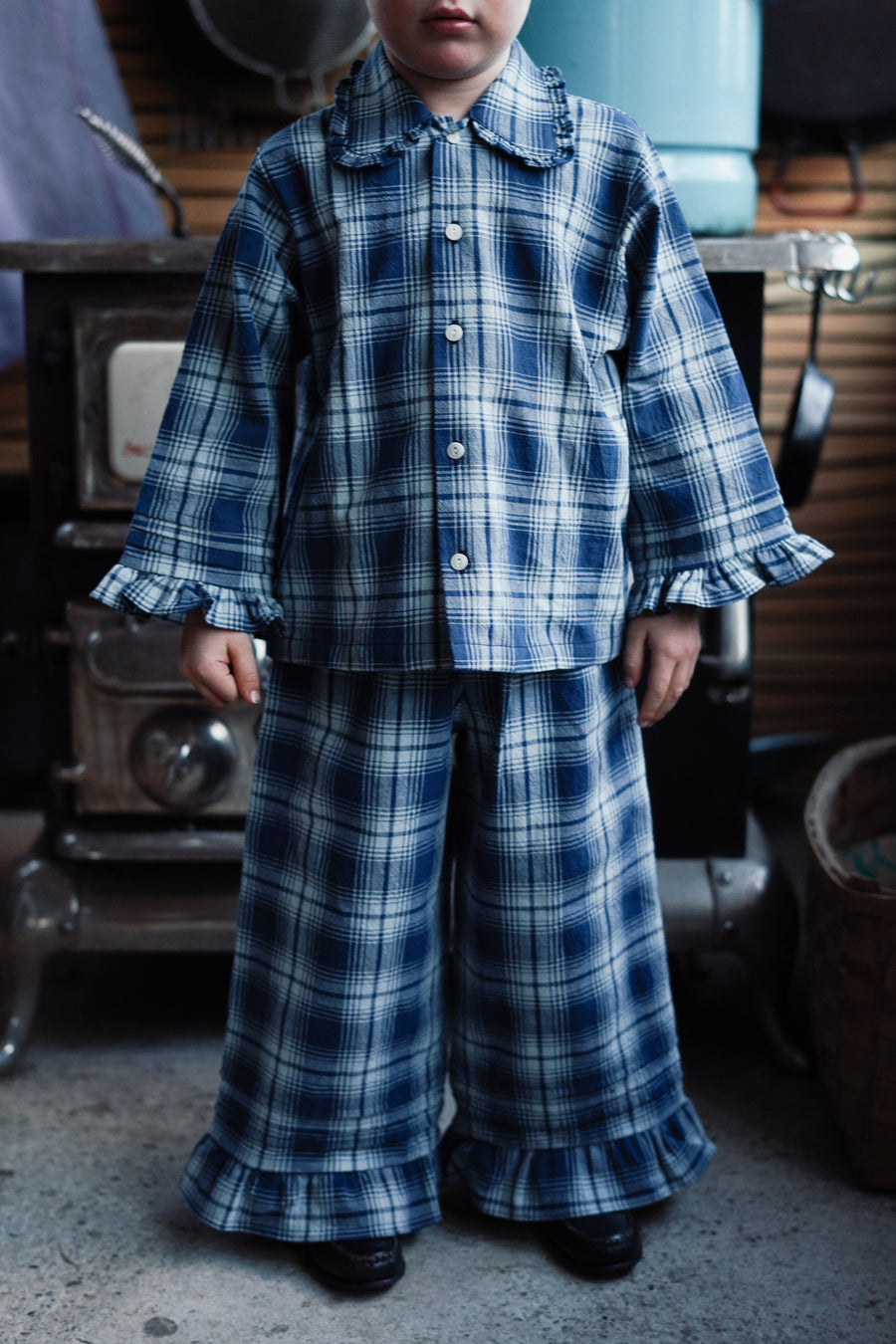 PRE-ORDER - Kids Plaid Pillowcase Shirt