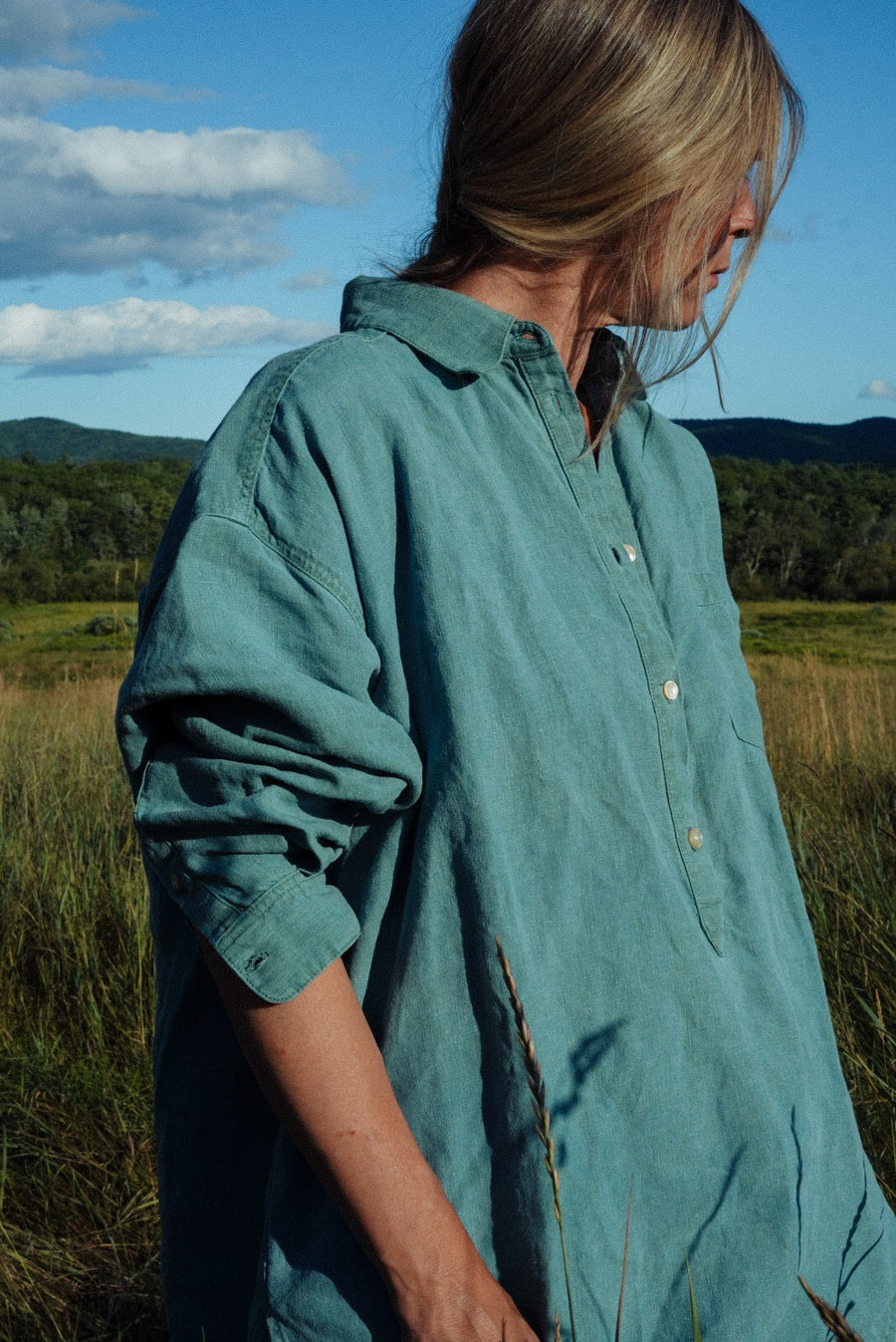 PRE-ORDER - Adult Linen Afternoon Pullover