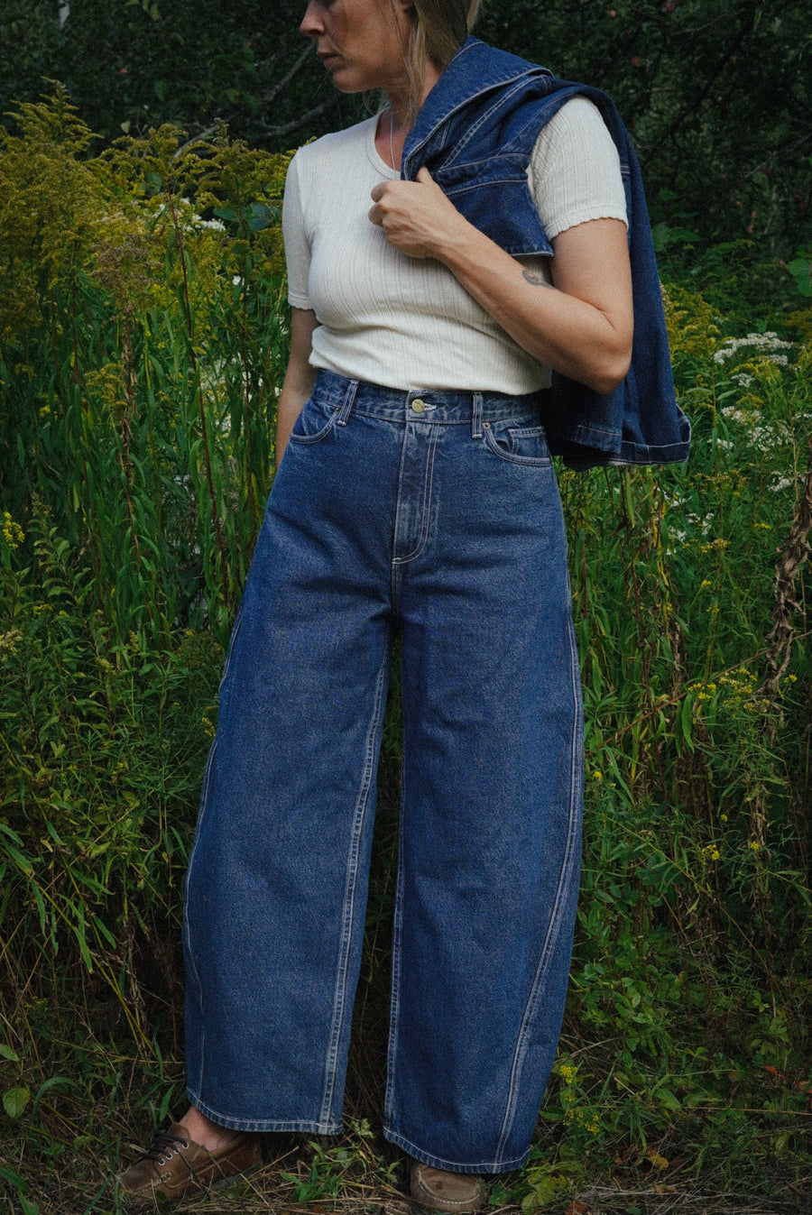 PRE-ORDER - Adult Roper Jean Tumbled Classic Indigo - Custom Inseam