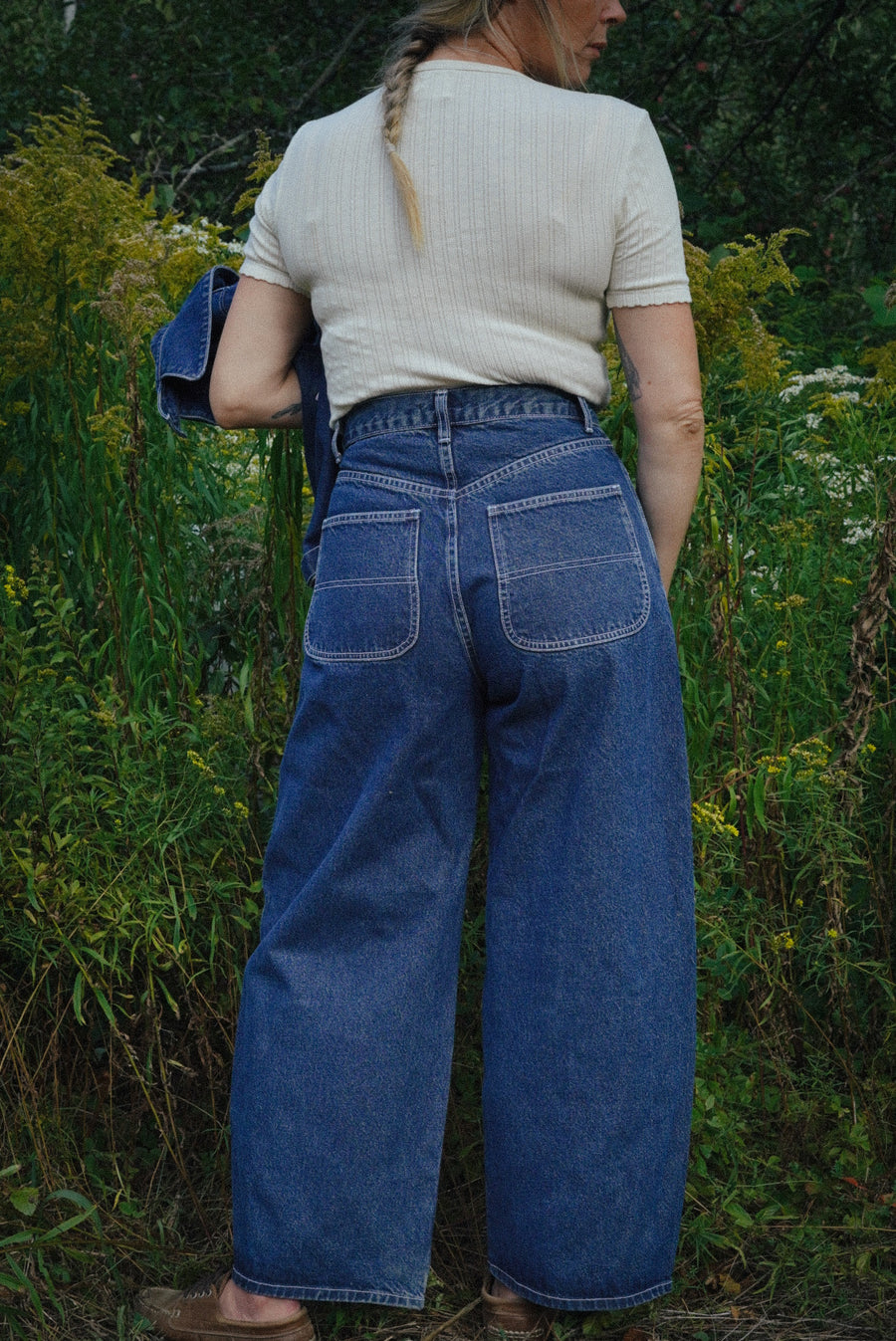 PRE-ORDER - Adult Roper Jean Tumbled Classic Indigo - Custom Inseam