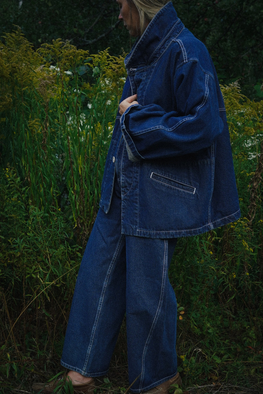 PRE-ORDER - Adult Roper Jean Tumbled Classic Indigo - Custom Inseam