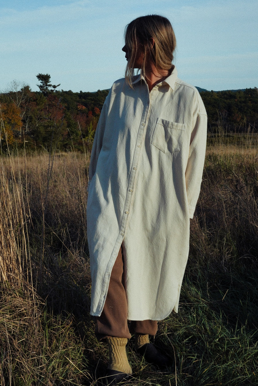 PRE-ORDER - Adult Morning Shirt Dress