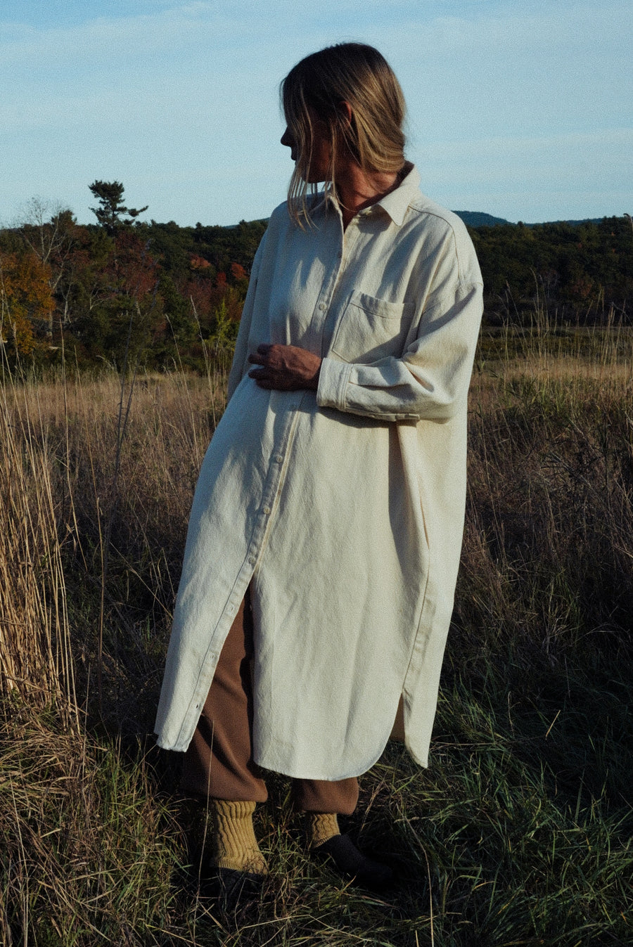 PRE-ORDER - Adult Morning Shirt Dress