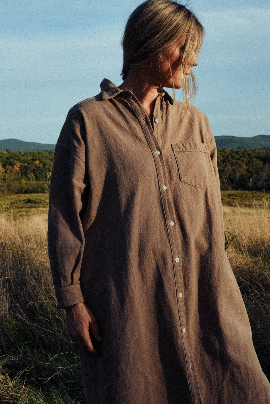 PRE-ORDER - Adult Morning Shirt Dress