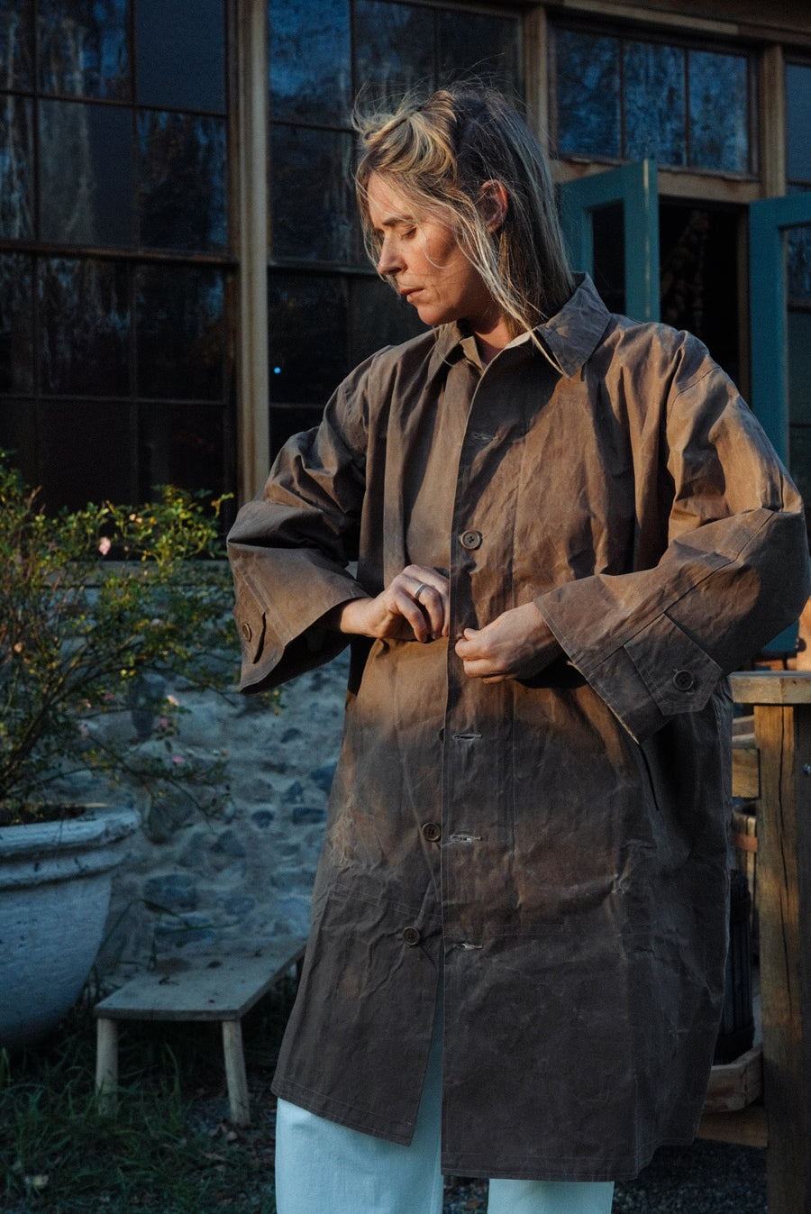 PRE-ORDER - Adult Waxed Cotton Trench