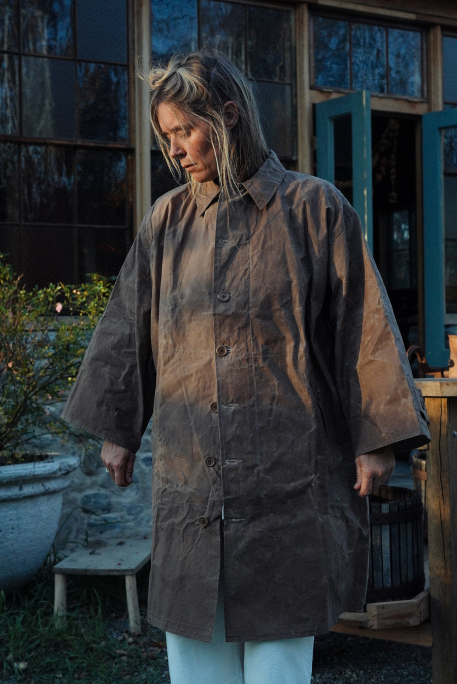 PRE-ORDER - Adult Waxed Cotton Trench