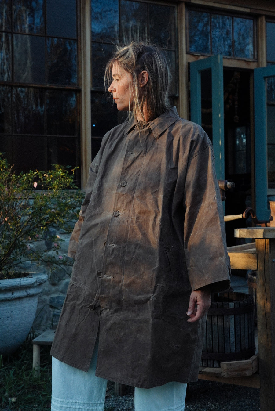 PRE-ORDER - Adult Waxed Cotton Trench