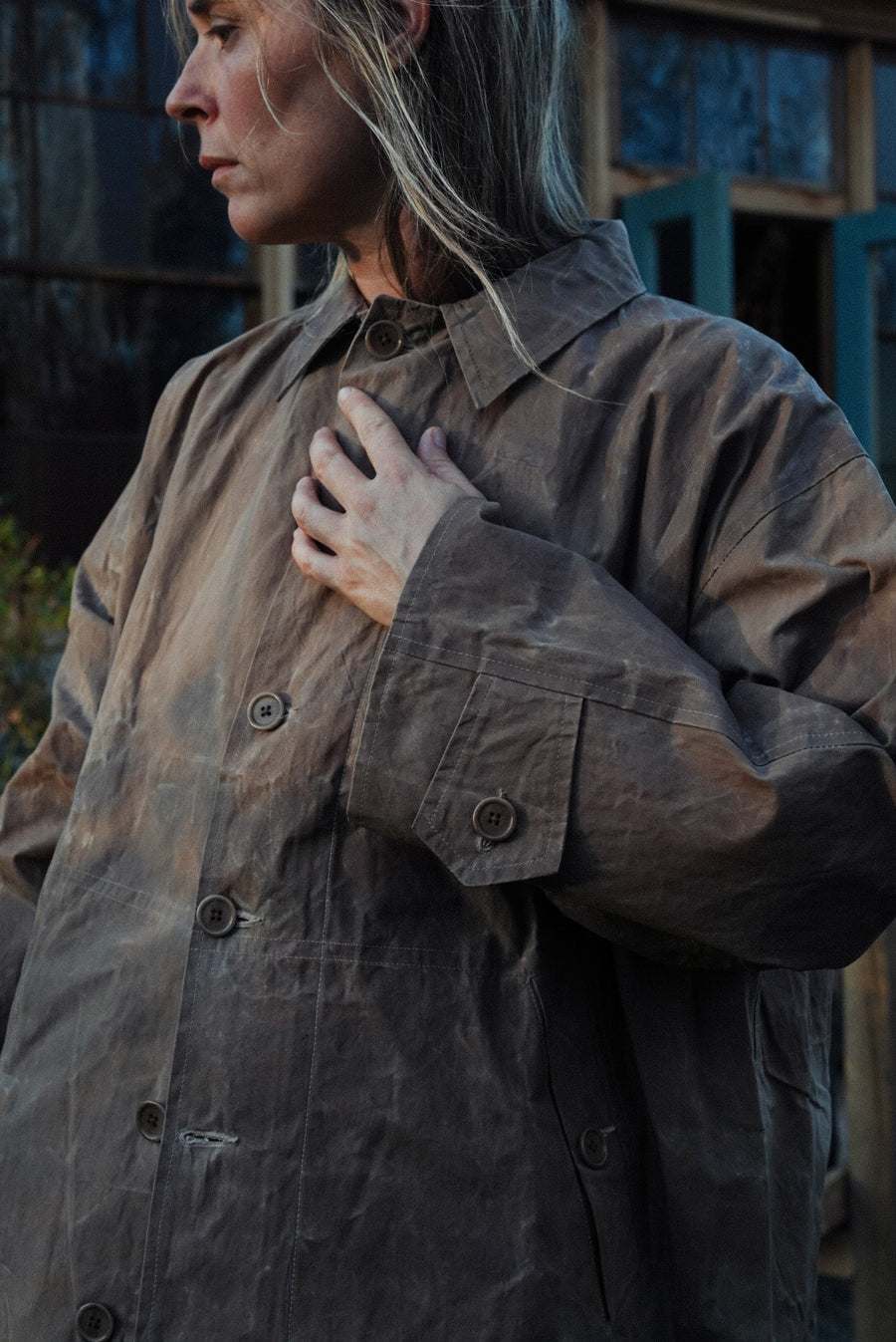 PRE-ORDER - Adult Waxed Cotton Trench