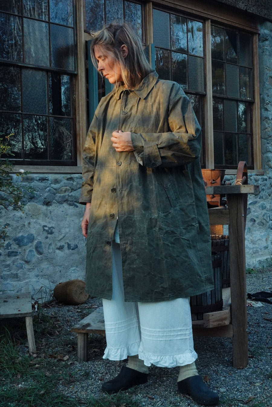 PRE-ORDER - Adult Waxed Cotton Trench