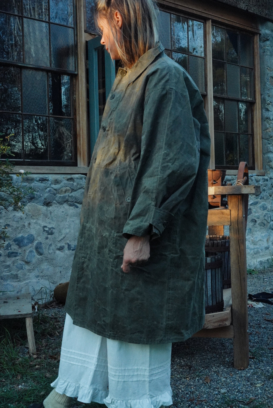 PRE-ORDER - Adult Waxed Cotton Trench