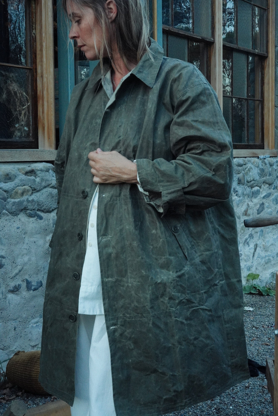 PRE-ORDER - Adult Waxed Cotton Trench
