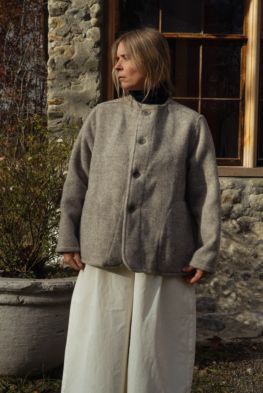 PRE-ORDER - Adult Shetland Gray Liner Coat