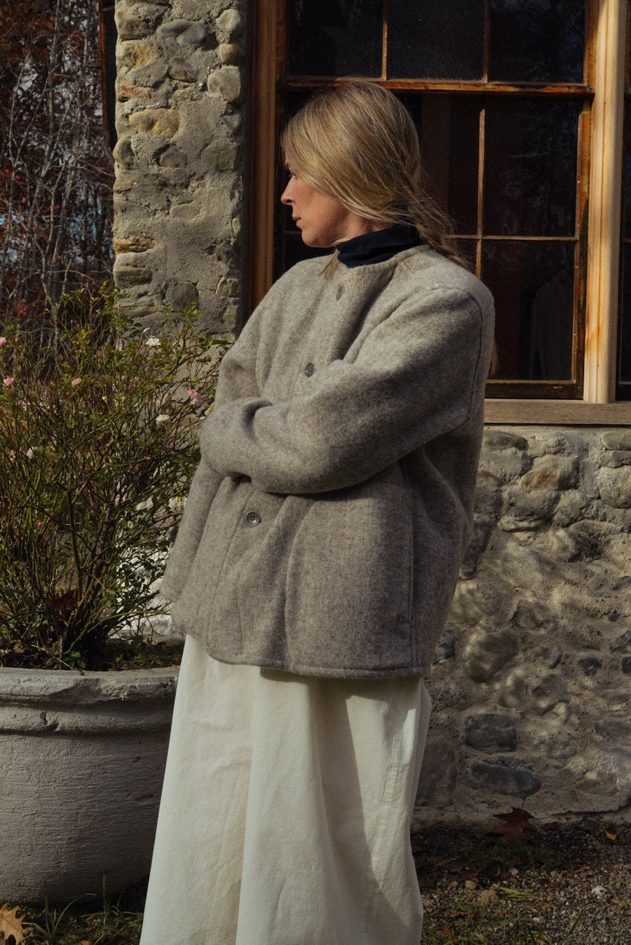 PRE-ORDER - Adult Shetland Gray Liner Coat