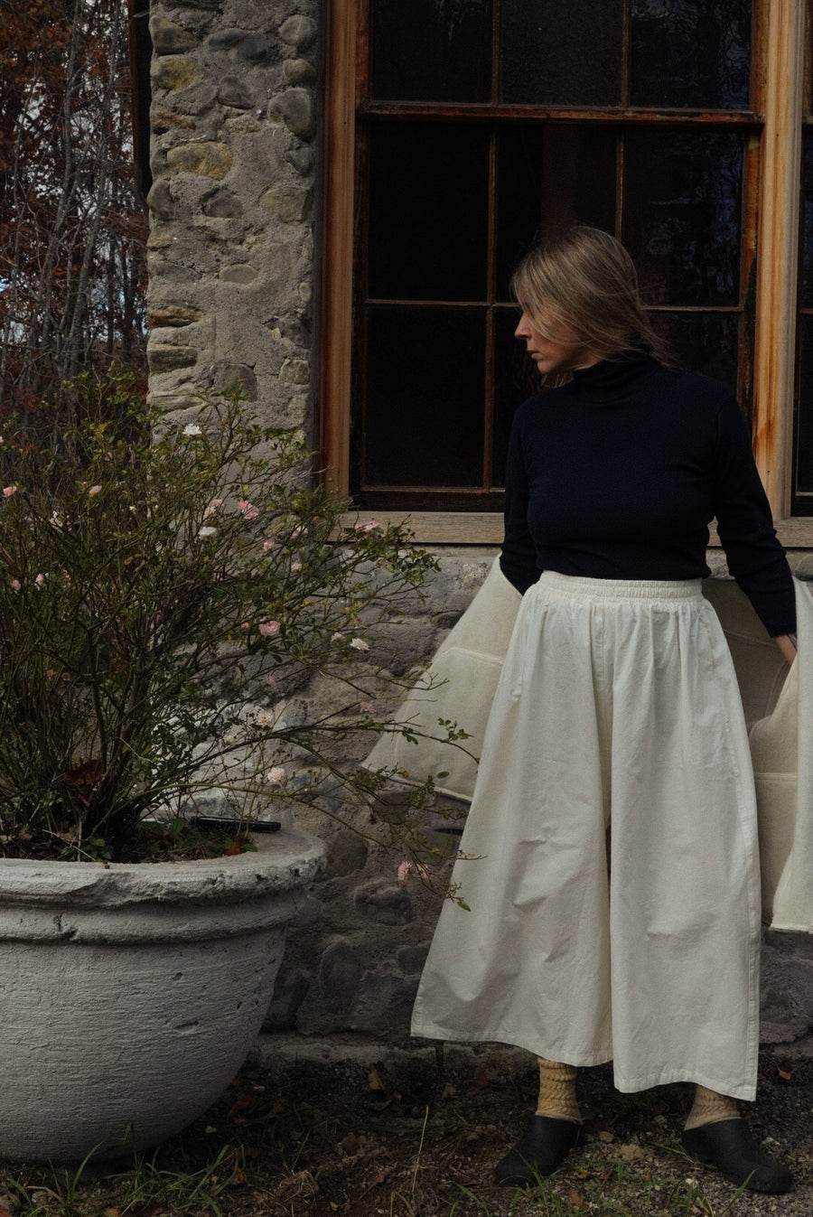 PRE-ORDER - Silk Nep Curtain Pant