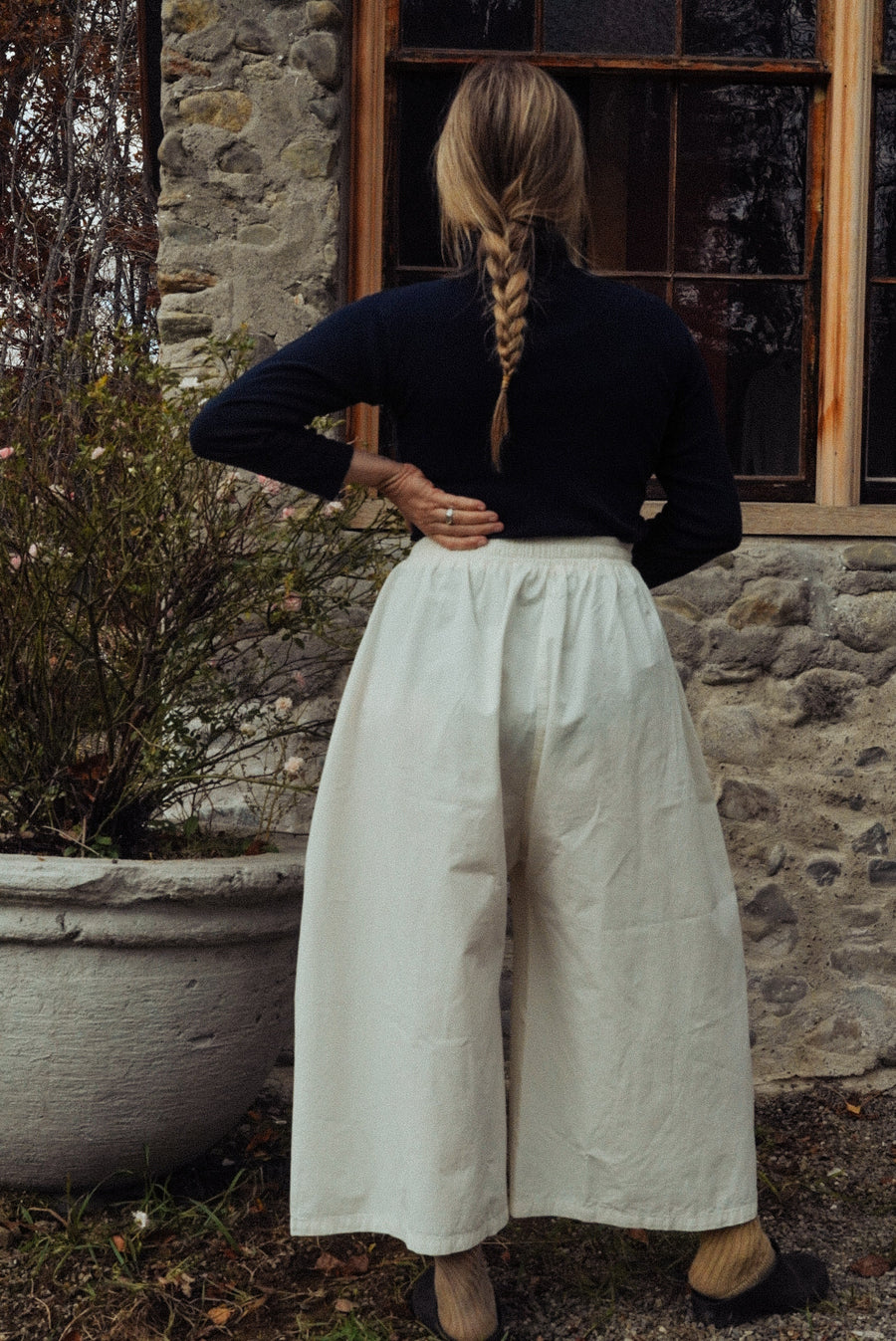 PRE-ORDER - Silk Nep Curtain Pant