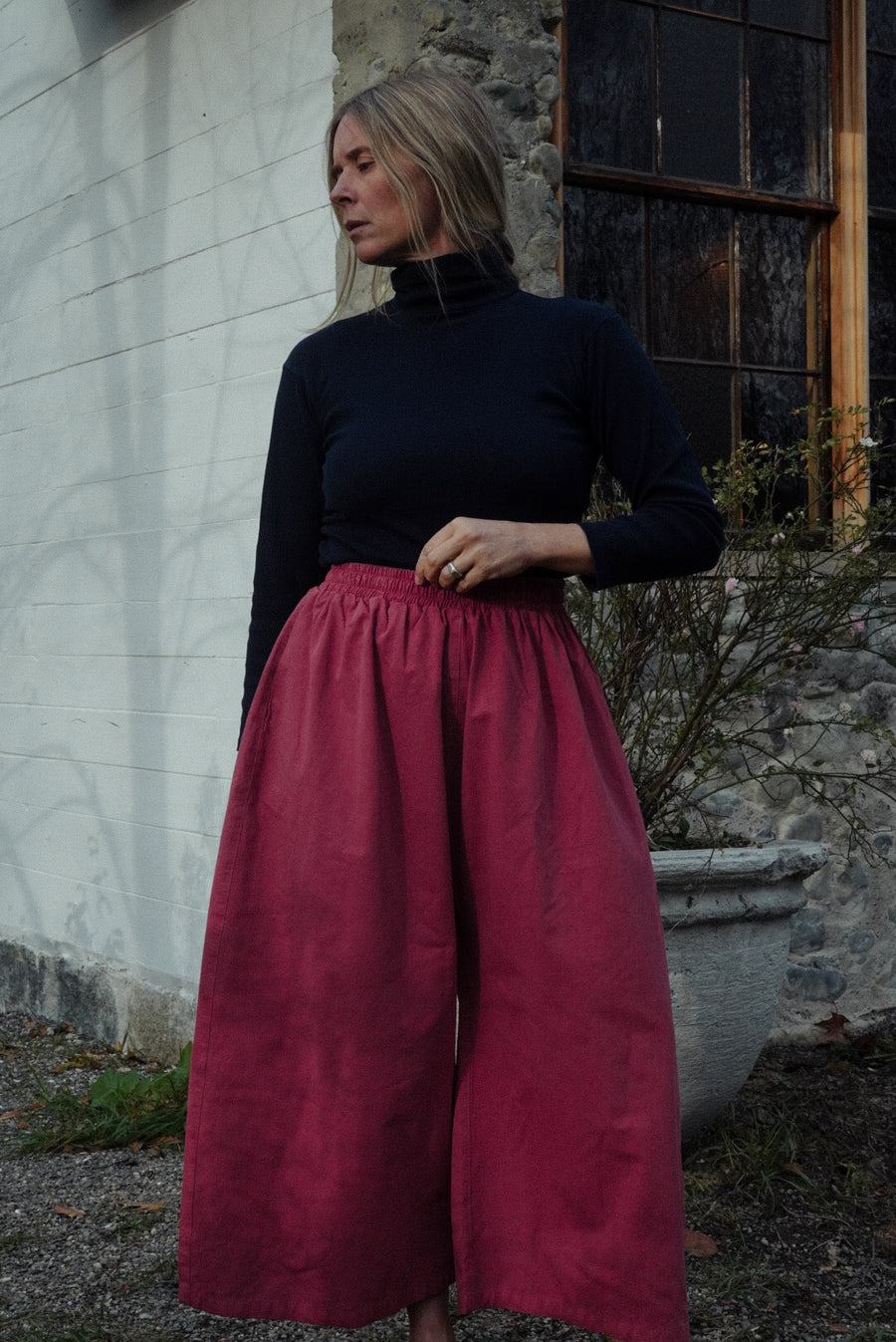 PRE-ORDER - Silk Nep Curtain Pant