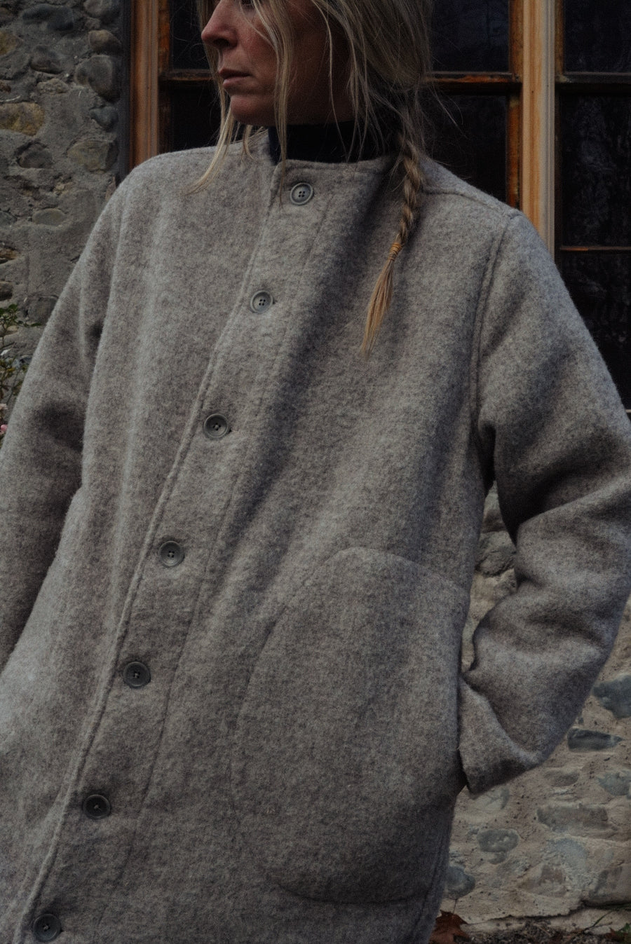 PRE-ORDER - Adult Shetland Gray Liner Coat