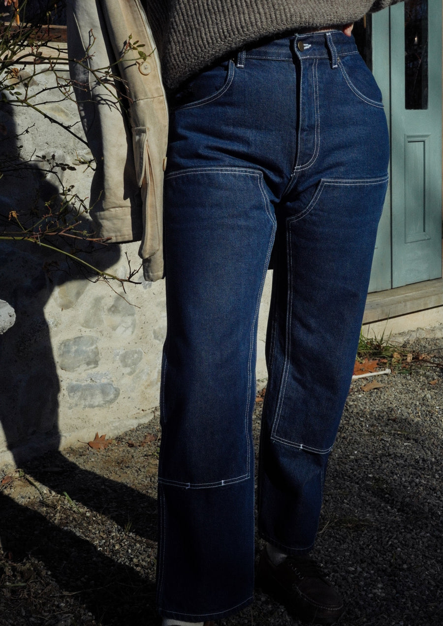 PRE-ORDER - Adult Utility Jean - Custom Inseam - Classic Indigo