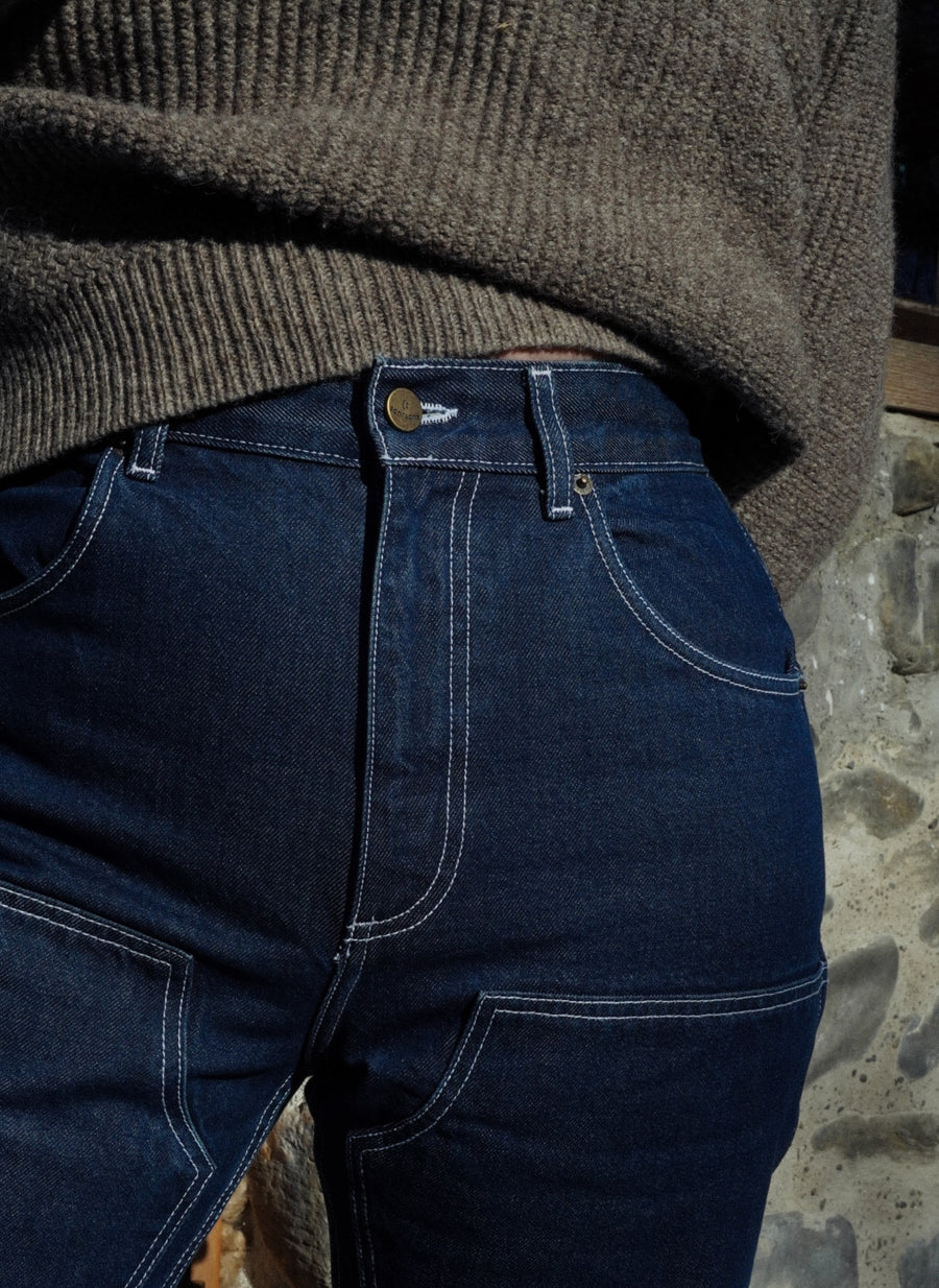PRE-ORDER - Adult Utility Jean - Custom Inseam - Classic Indigo