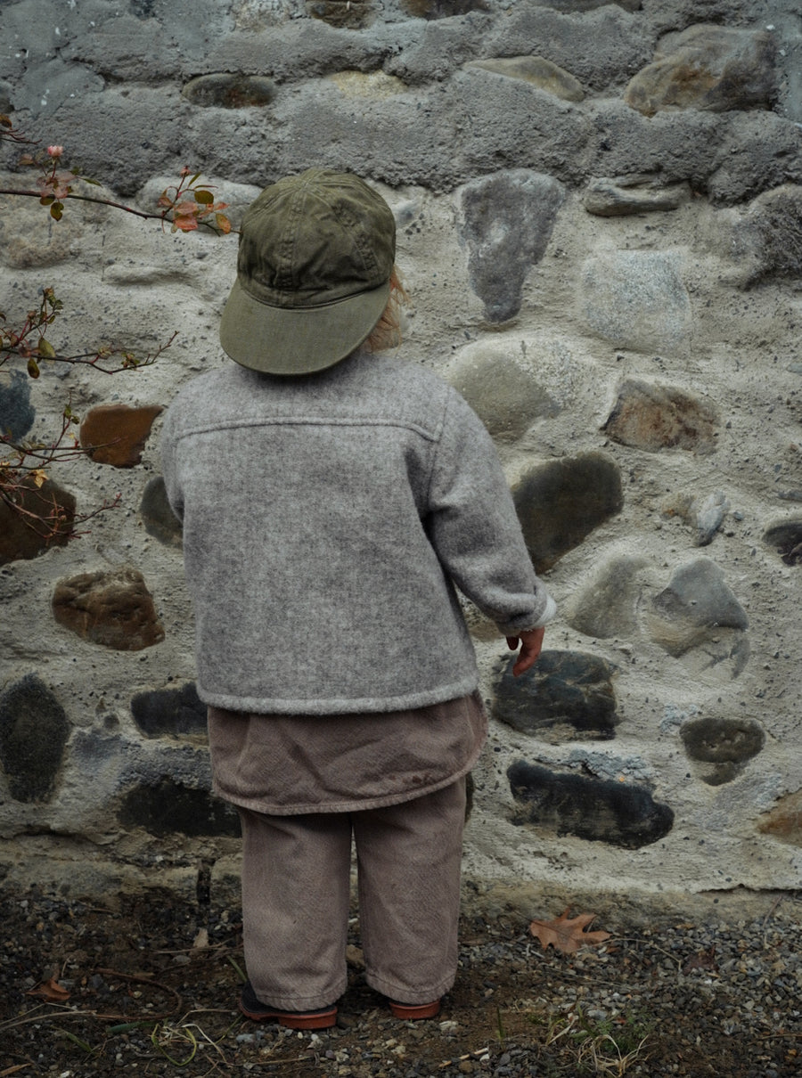 HOLIDAY SHIPPING - Kids Shetland Gray Liner Coat