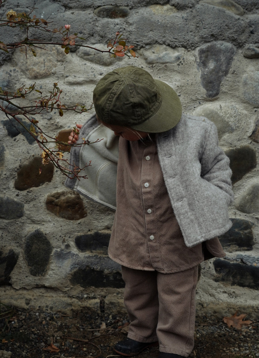 HOLIDAY SHIPPING - Kids Shetland Gray Liner Coat