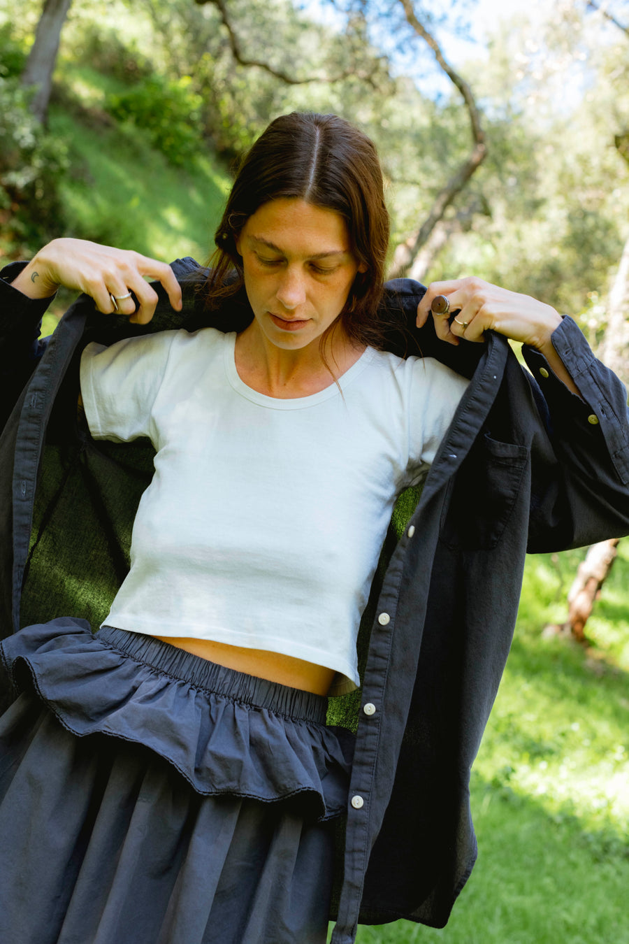 PRE-ORDER - Adult Gauze Morning Shirt – RUDY JUDE