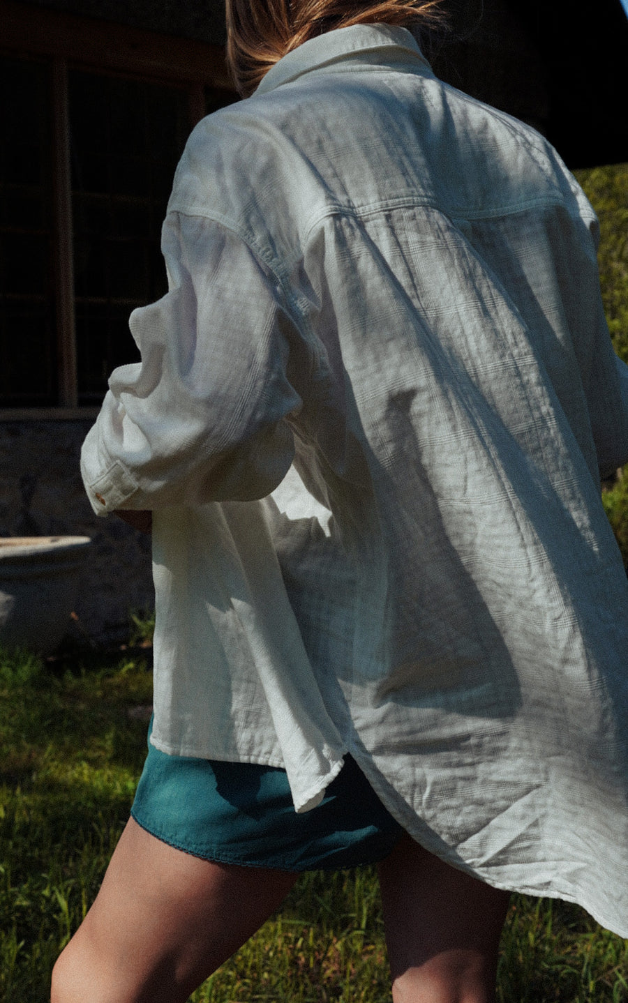 PRE-ORDER - Adult Plaid Double Gauze Morning Shirt